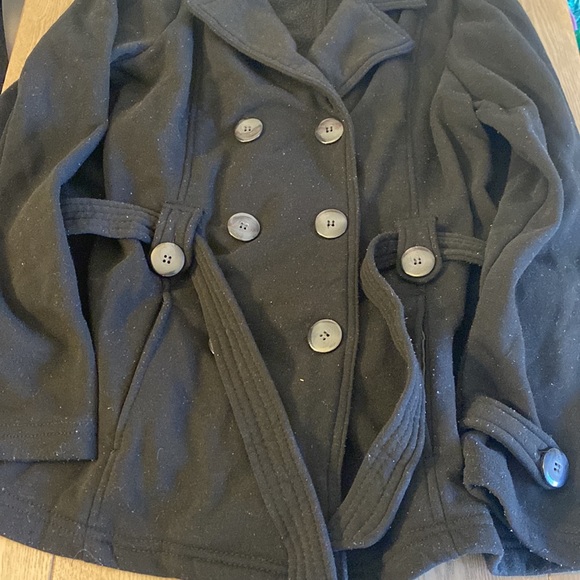 Women XL Soft Fleece Peacoat - Picture 2 of 8